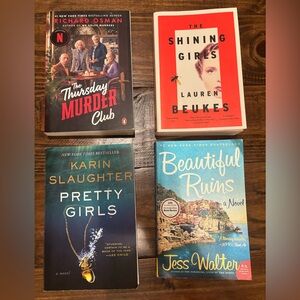 Book Lot: Thursday Murder Club, Shining Girls, Pretty Girls and Beautiful Ruins